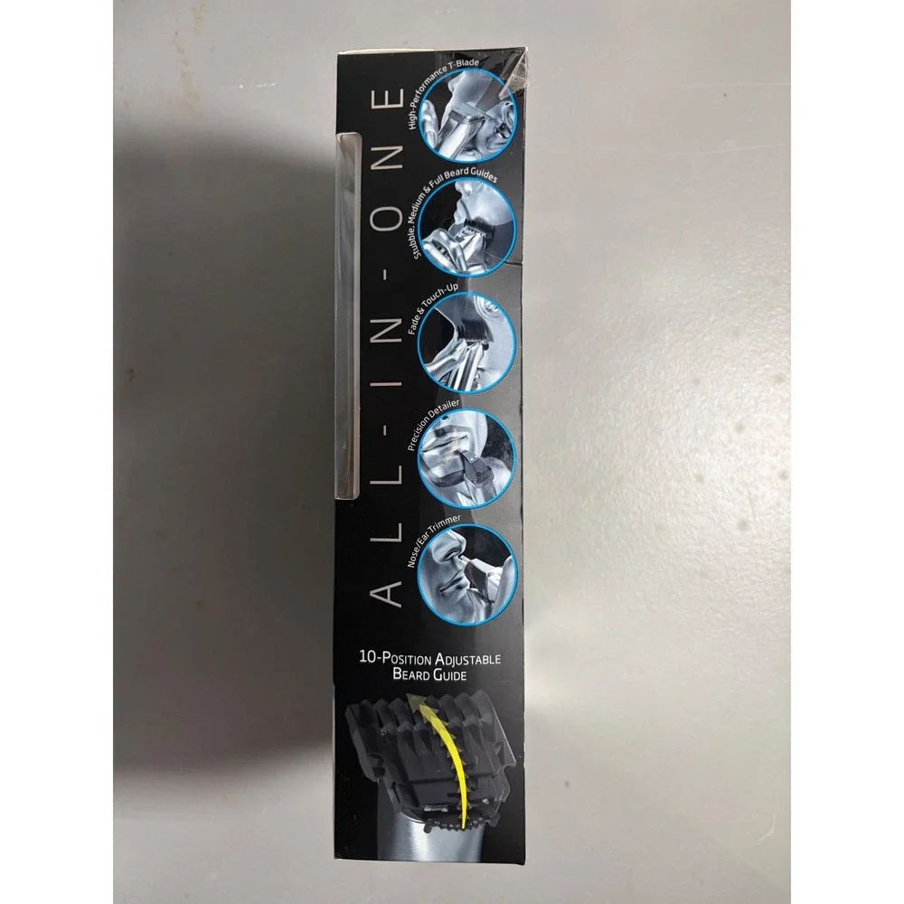 Wahl Lithium Ion+ Trimmer Men Silver Stainless Steel Grooming Kit WSS3L